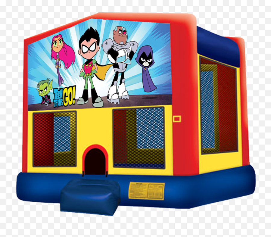 Teen Titans Go Bounce House - Bring The Teen Titans To Your Incredibles 2 Bounce House Png,Teen Titans Go Logo