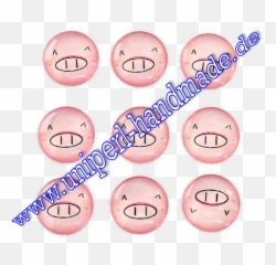 Emoji Cabochon 14 Mm Grinning Face With Closed Eyes - Happy Png,Emoji Eyes Png