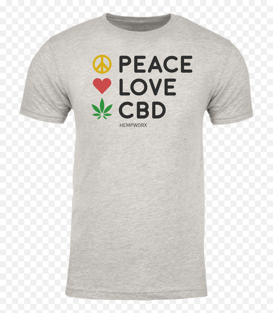 Mydailychoice Emoji Peace Love Cbd - Short Sleeve Png,Peace Emoji Png