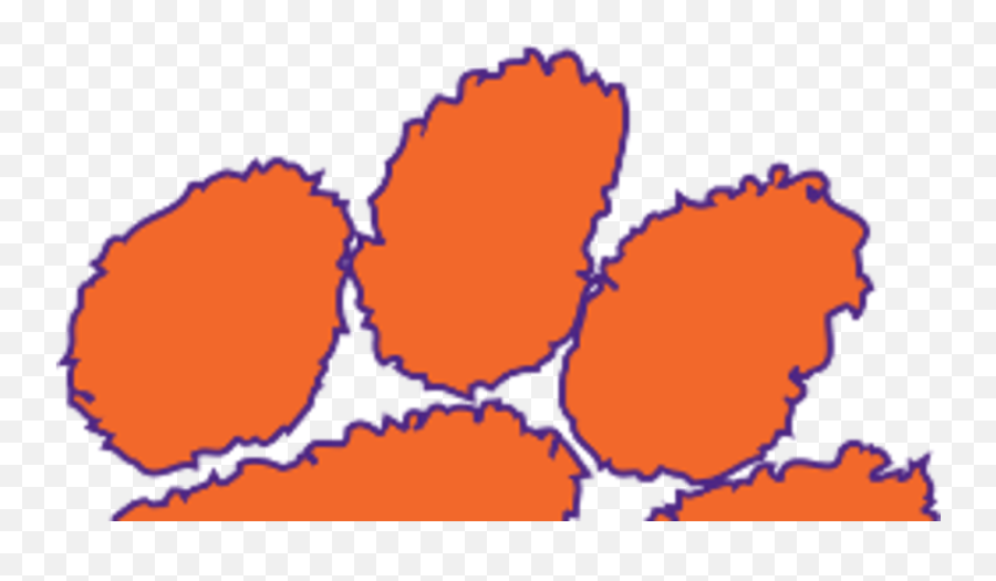 Clip Art Clemson Tiger Paw - Logo Clemson Tiger Paw Png,Clemson Logo Png