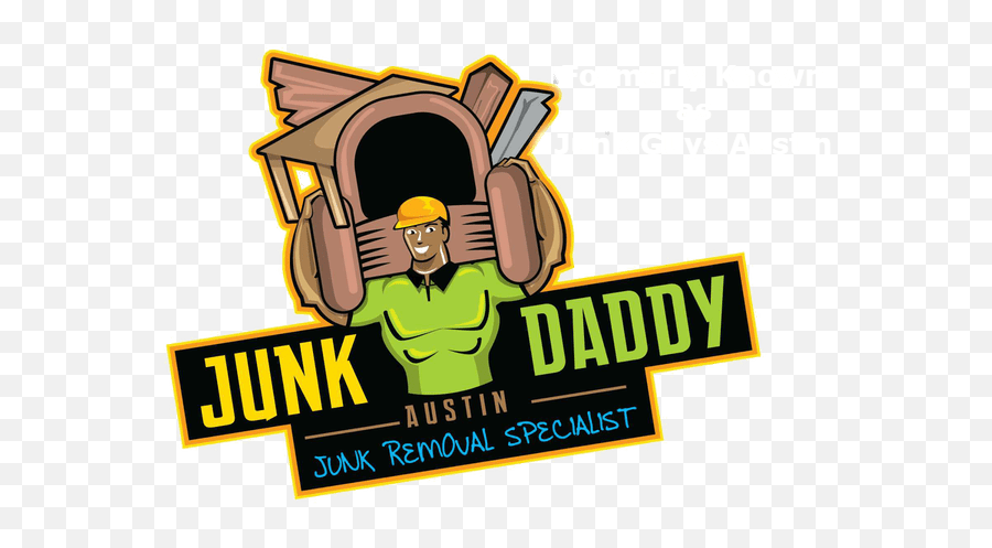 Download Hd Junk Guys Austin - Cartoon Junk Removal Logo Png,Austin Aries Png