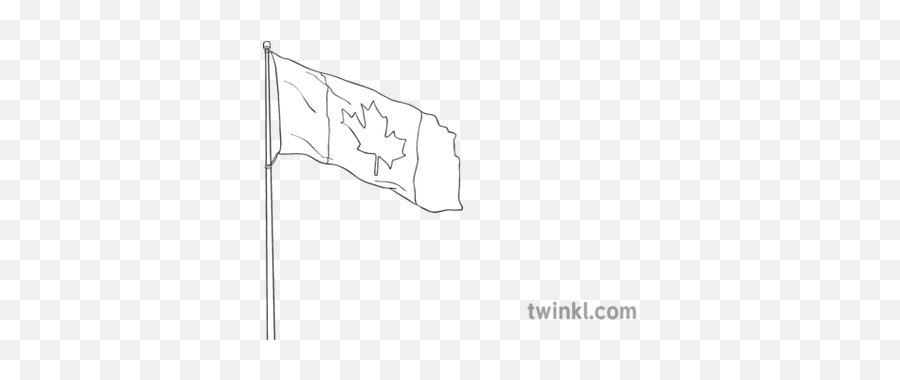 Canadian Flag Waving Canada Topics Ks2 Black And White - Agua Fría Dibujo Png,Canadian Flag Transparent