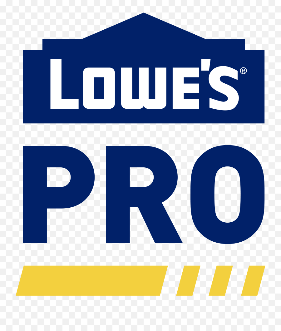 Loweu0027s Home Improvement Official Logos - Lowes For Pros Logo Png,Web Logo Png