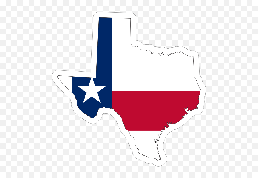 Texas Flag State Sticker - Texas Flag Png,Texas Flag Png