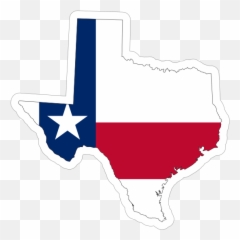 Texas Flag State Sticker - Texas Flag Png,Texas Flag Png