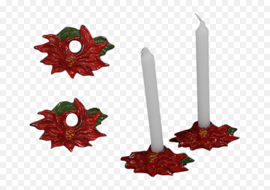 Antique Hubley Mini Cast Iron Poinsettia Christmas - Old Advent Png,Poinsettia Icon Png