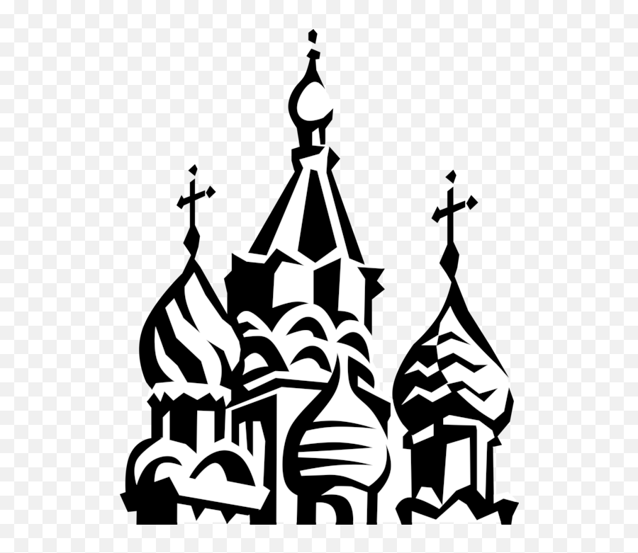 St Basil S Cathedral - Russian Buildings Clipart Full Size Png Vector St Cathedral,St Patrick Orthodox Icon