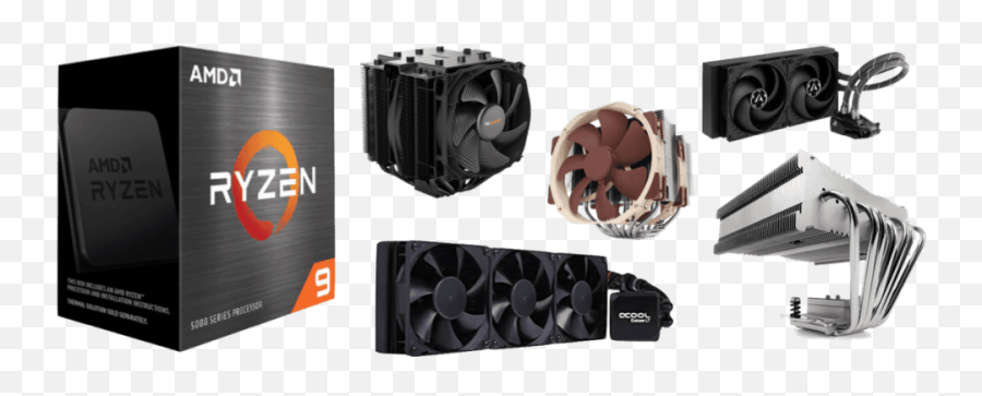 5 Best Cpu Coolers For The Ryzen 9 5900x And 5950x - Ryzen 9 5950x Cooler Box Png,Ryzen Icon