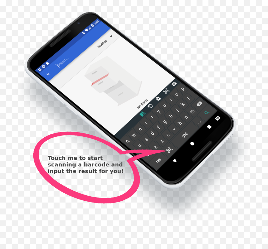 Barcode And Qr Code Keyboard Scanner App - Code Keyboard For Mobile Png,Scan Me Icon