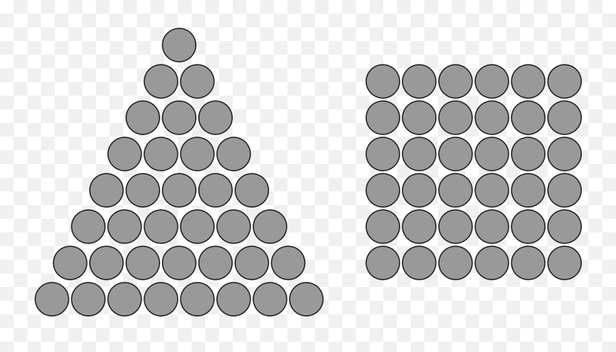 Square Triangular Number - Grid Of Circles Blender Shader Png,Square Pattern Png