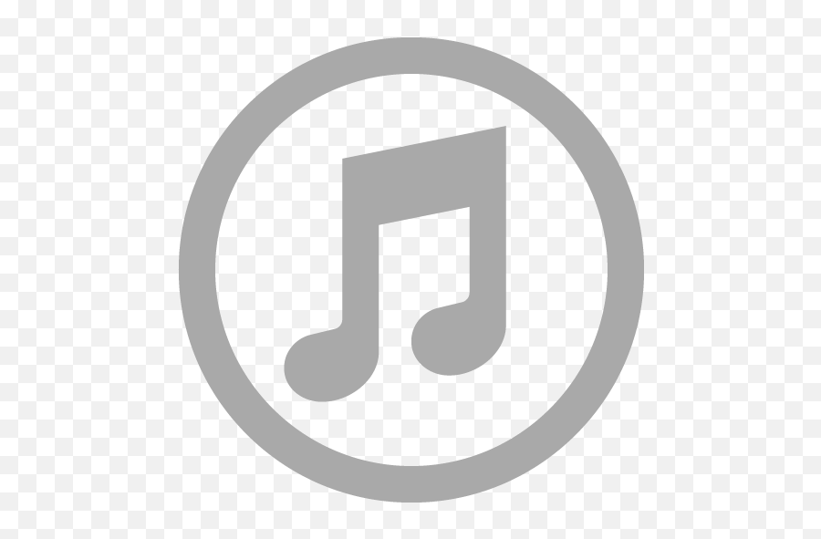 Dark Gray Itunes Icon - Free Dark Gray Site Logo Icons Black Itunes Icon Transparent Png,Apple Music Icon Transparent