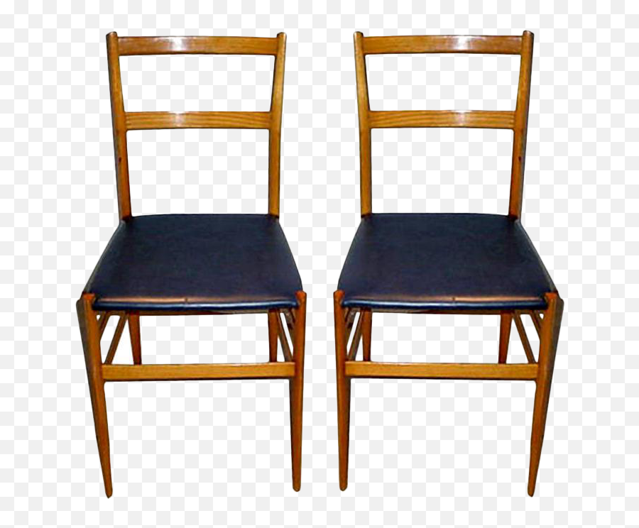 Gio Ponti Superleggera Chairs - A Pair Solid Back Png,Icon Design Furniture