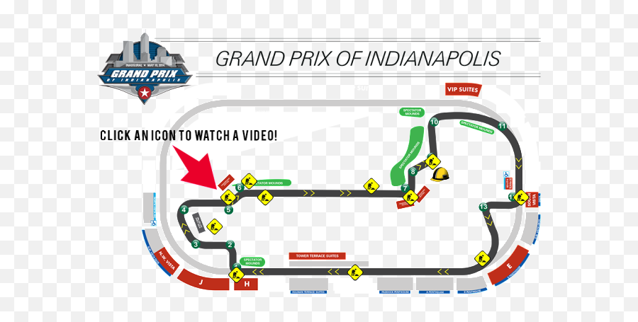 Ims Road Course Test Open To Public April 30 Charlie Kimball - Grand Prix Indianapolis Track Map Png,Vista Video Icon