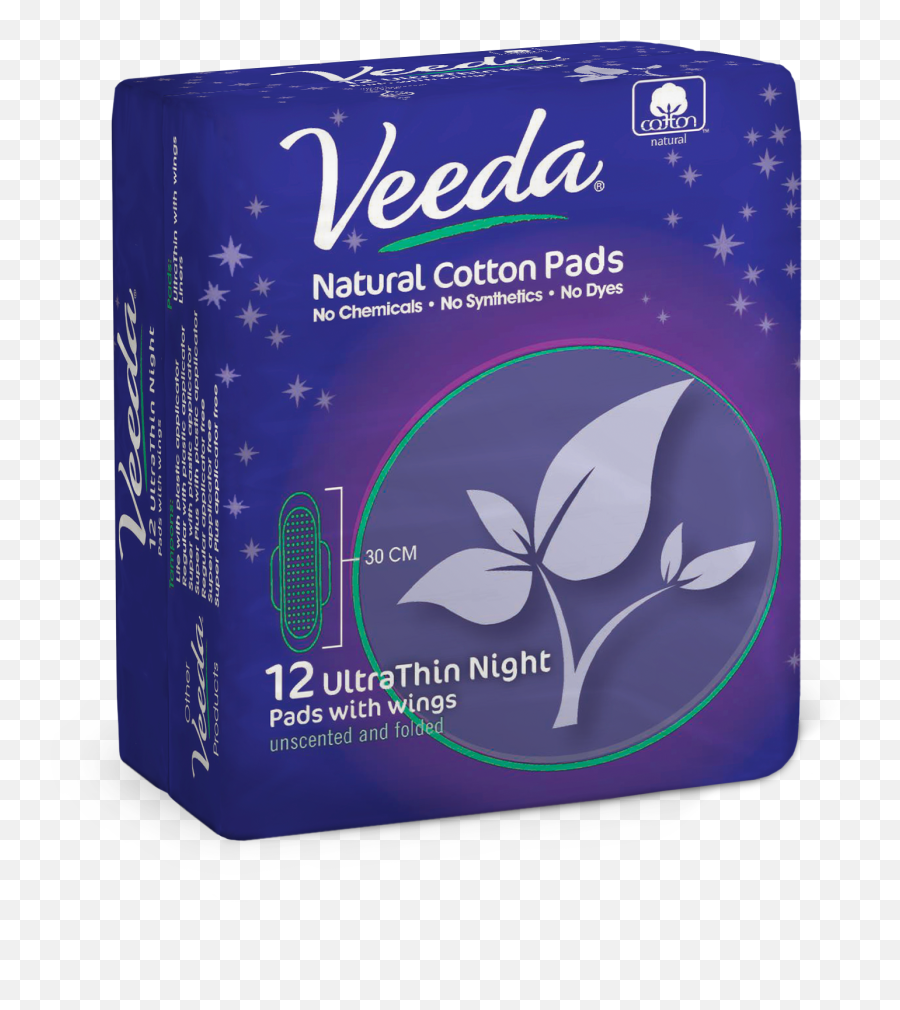 Cotton Hypoallergenic Pads Ultra Thin With Wings Veeda Png Leeda Icon Power