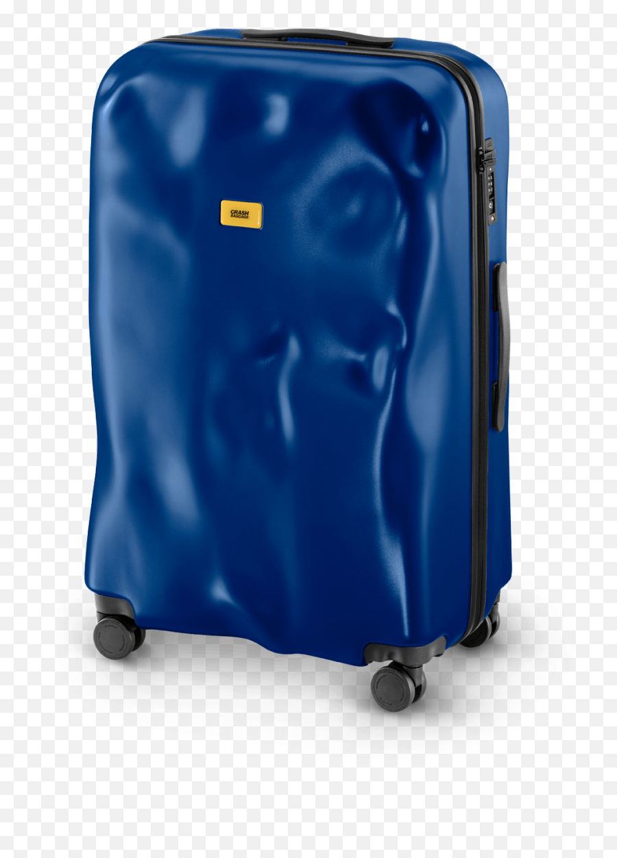 Icon Blue Large Suitcase - Crash Baggage Icon Suitcase Png,Icon Wheels