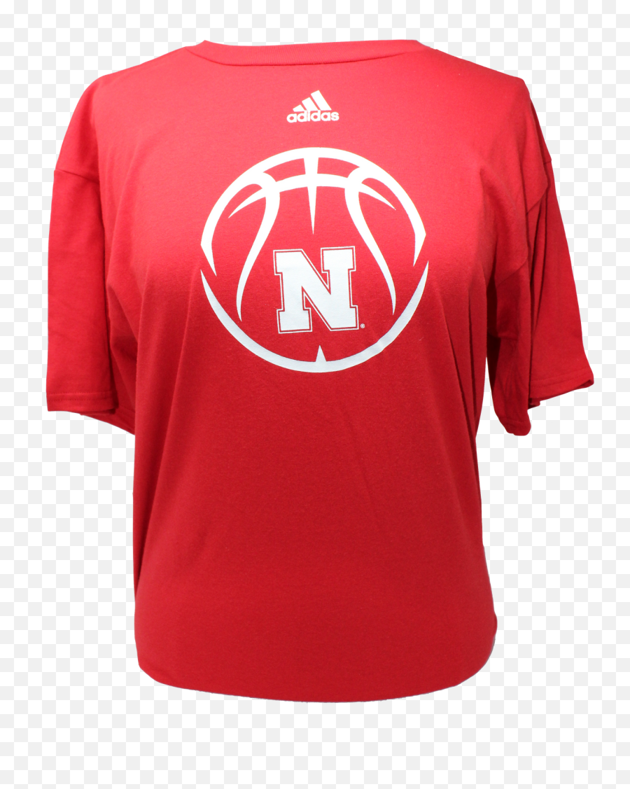 Nebraska Youth Basketball Icon Short Sleeve Tee For Adult Png,Basket