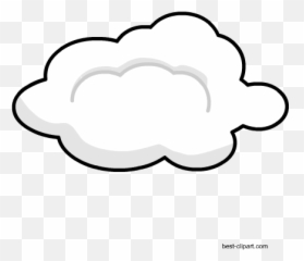 Free Png Cloud Clip Art - Cartoon Black Background