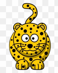 Free Leopard Print Clipart Download - Leopard Cartoon Png,Cheetah Print Png