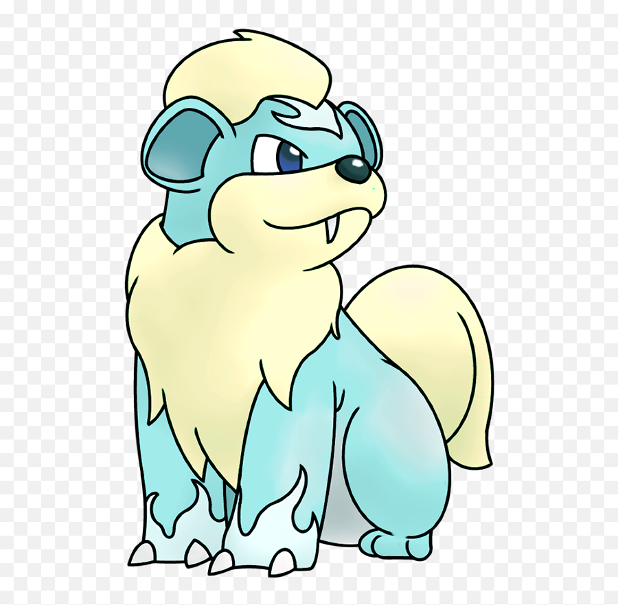 Pokemon 6058 Shiny Growlithe Sabertooth Pokedex Evolution - Shiny Growlithe Png,Growlithe Png