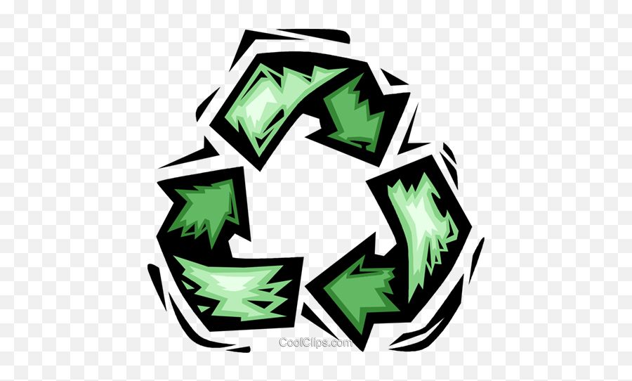 Recycle Symbol Royalty Free Vector Clip Art Illustration - Recycle Symbol Png,Recycle Logo Png