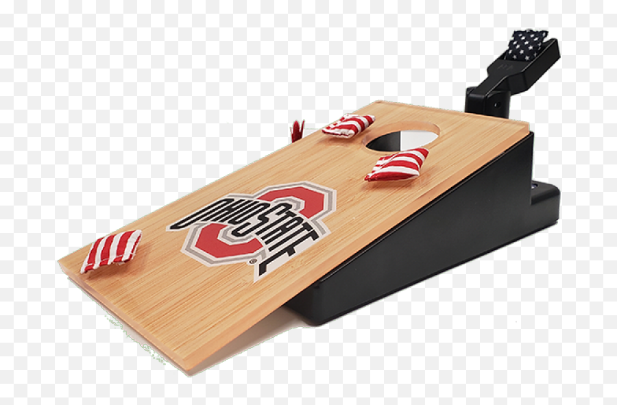 Ohio State Buckeyes - Double Chuck Mini Tabletop Cornhole Game Plywood Png,Cornhole Png