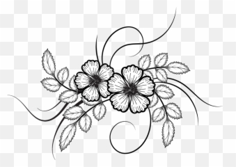 Peony Tattoo Drawing Free Download Clipartmag - Flower Sketch png
