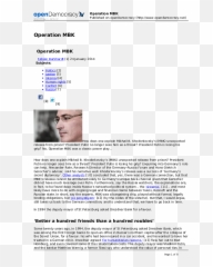 Pdf 2014 - Operation Mbk The Transnational Network That Document Png,Putin Face Png