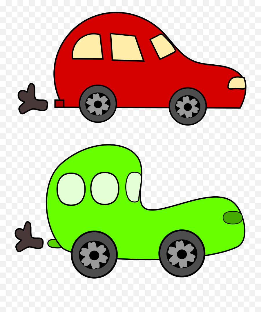 Car Cartoon Clip Art Clipart Green And - Red And Green Cars Clipart Png,Green Car Png