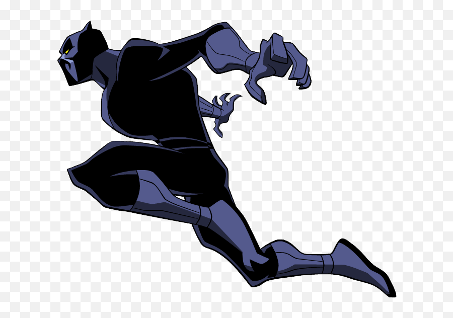 Download Hd Black Panther Png Vector - Black Panther Avengers Mightiest Heroes Black Panther,Black Panther Png
