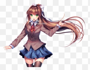 Monika Png Doki 7 Image - Monika Png Doki Doki,Monika Png