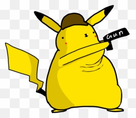 Florkofcowsend Of The World 2020 - Detective Pikachu With Gun Png,Detective Pikachu Png
