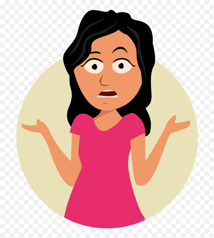 Cartoon Clipart - Confused Person Cartoon Png,Confused Person Png - free  transparent png images 