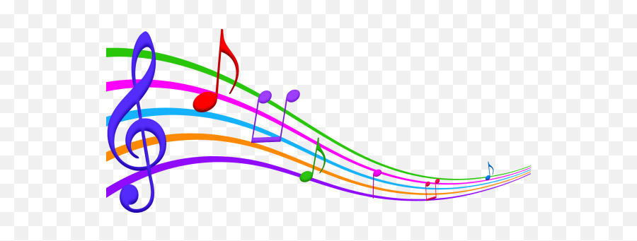 Music Notes Background Png Transparent - Colorful Music Note Clipart,Musical Notes Transparent Background