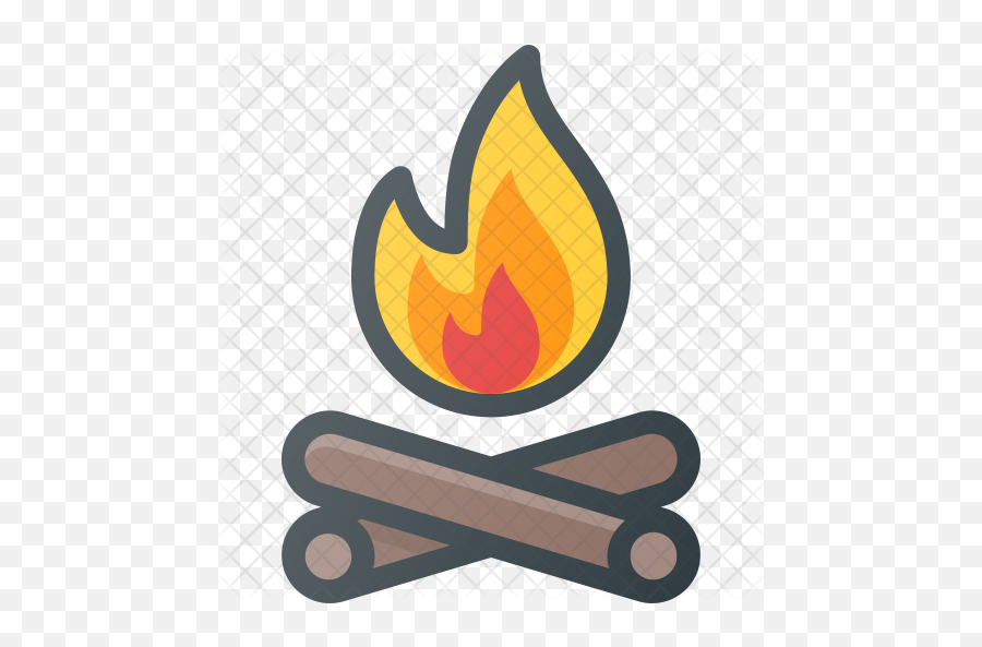 Camp Icon Png - Campfire Icon,Camping Png