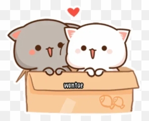 Mochi Peach Cat Whatsapp Stickers - Mochi Mochi Peach Cat Gif Png,Mochi Png