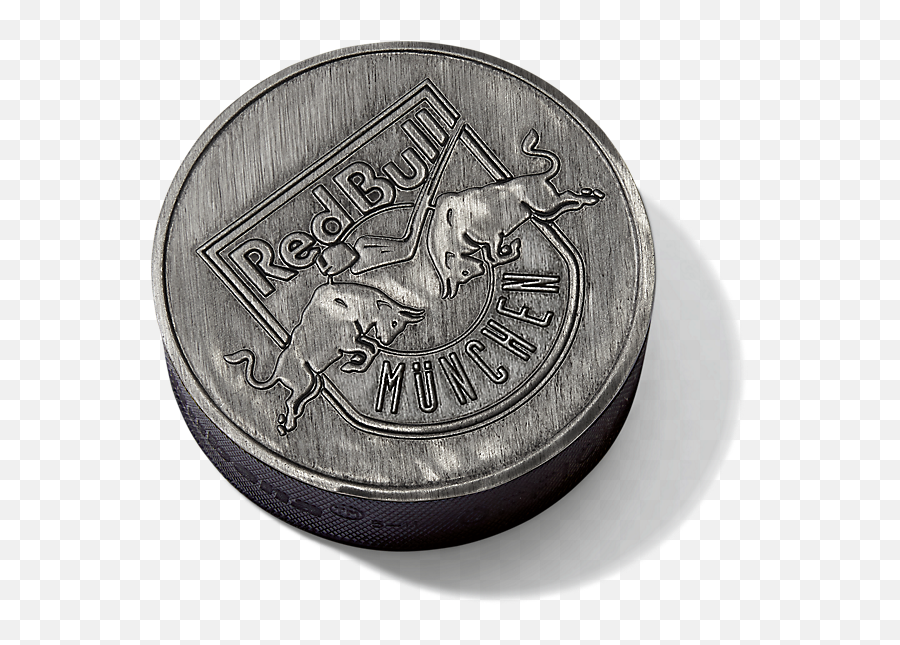Ecm Metal Logo Puck - Quarter Png,Red Bull Logo Png