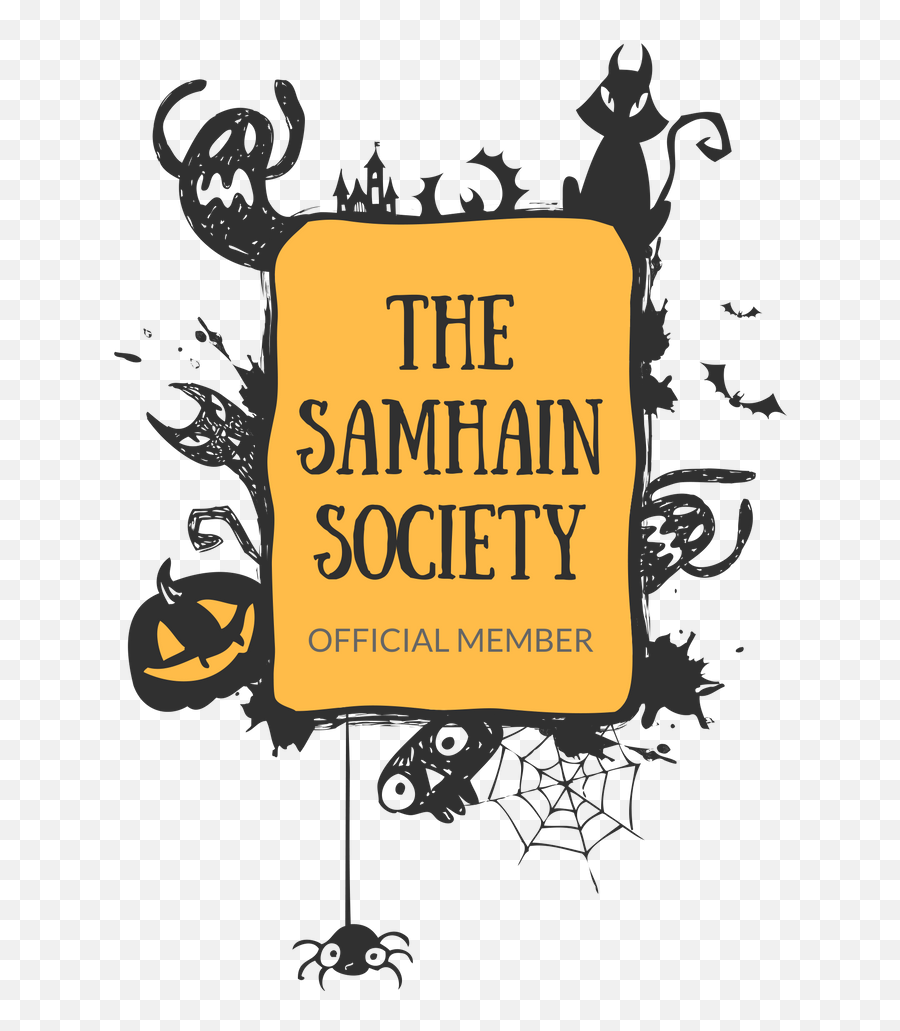 Download Macabre Member Of The Samhain Society - Halloween Halloween Vector Png,Halloween Frame Png