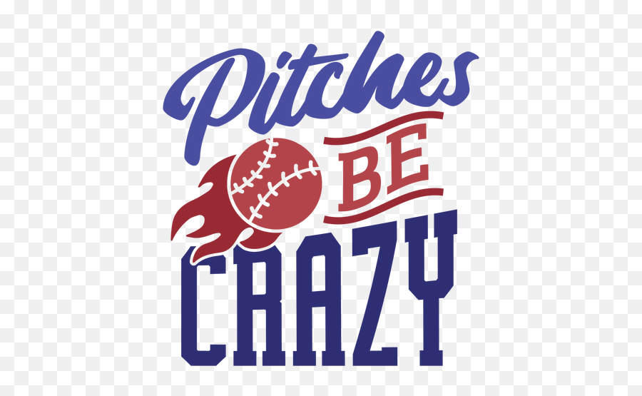 Pitches Be Crazy Ball Stitch Fire Flame Badge Sticker - For Baseball Png,Ball Of Fire Png