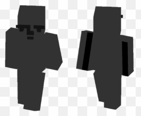 Download Dark Lenny Face Skin Minecraft For Free - Silhouette png