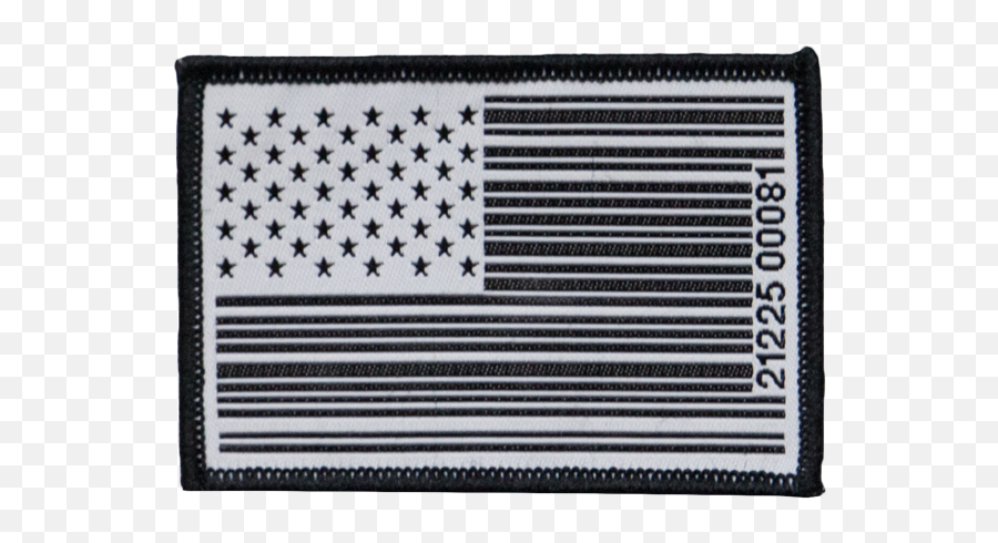 American Flag Barcode Patch Sale Excl Music Black Rebel Motorcycle Club Us - American Barcode Tattoo Men Png,White Barcode Png