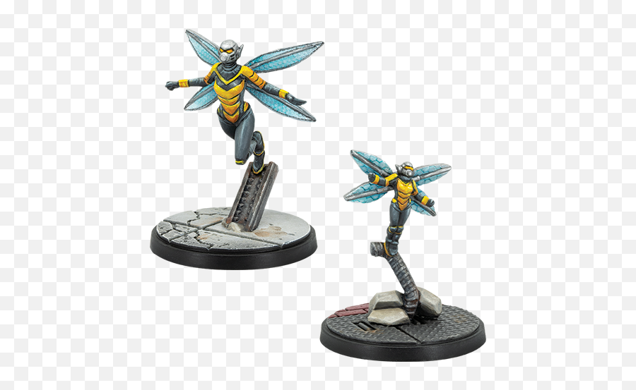 Marvel Crisis Protocol Ant - Man And Wasp Asmodee Usa Ant Man And Wasp Crisis Protocol Png,Ant Man Transparent