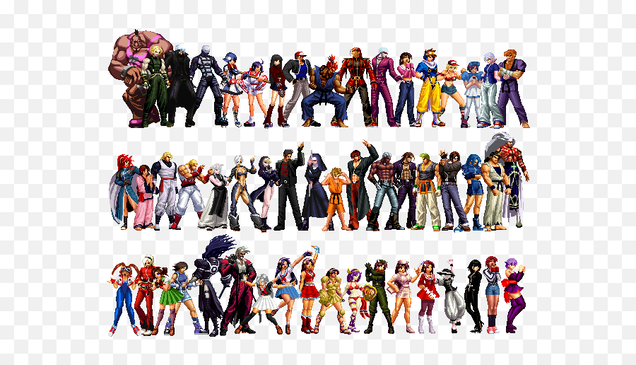 You Can Free Download Kof Anthology All Characters Pack Kof Mugen Character...