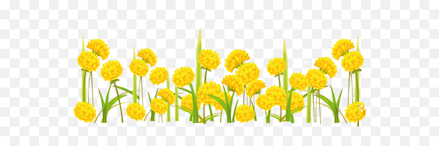 Flower Plant Dandelion Meadow For - Yellow Flower Background Png,Meadow Png