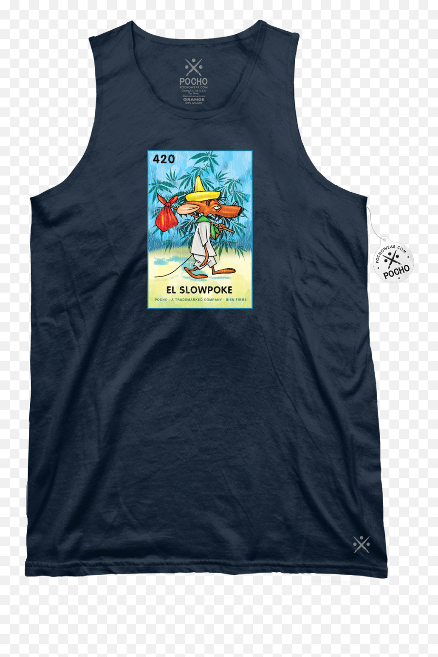 El Slowpoke Tank Top U2013 Pocho Wear - Sleeveless Png,Slowpoke Png