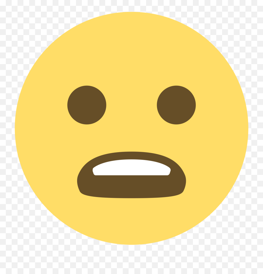 Emojione 1f626 - Emoji Anguished Png,Winky Face Emoji Png