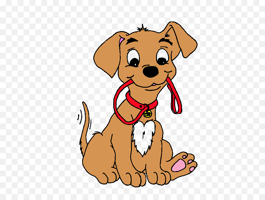 Pet Clipart First - Cartoon Dog With Leash Png,Dog Clipart Transparent -  free transparent png images 