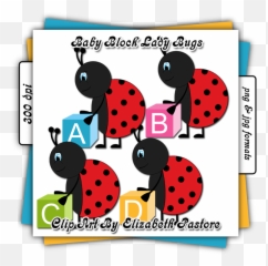 Ladybug Baby Blocks Clip Art Clipart Panda - Free Dot png