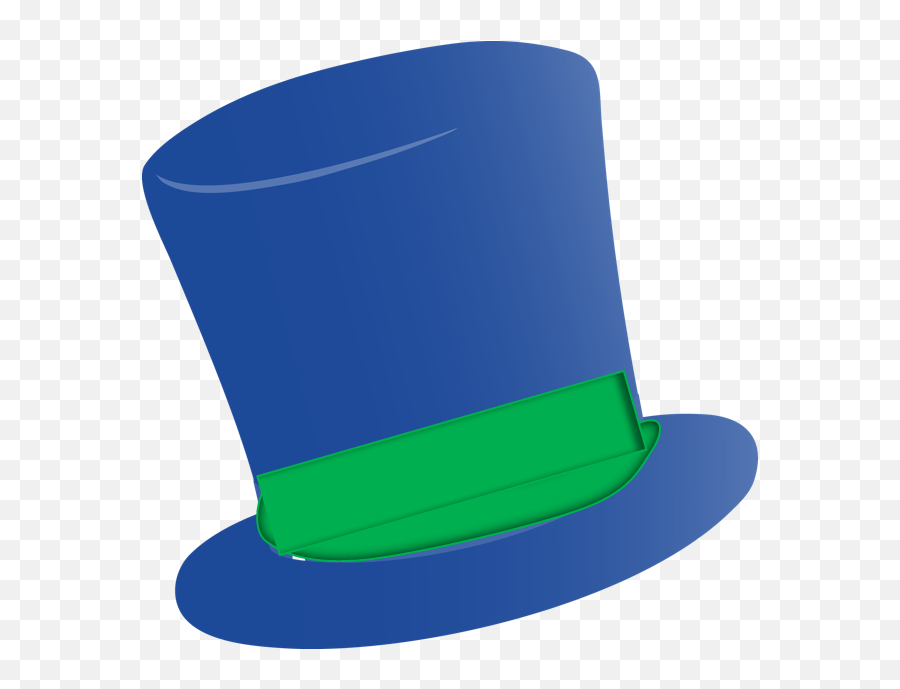 Mustache Clipart Bowler Hat Transparent - Blue Top Hat Png,Top Hat Transparent