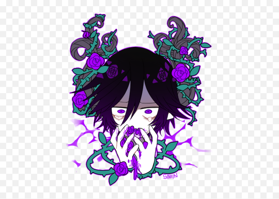 Danganronpa Anime Drawings - Satanick X Kokichi Png,Yosafire Icon