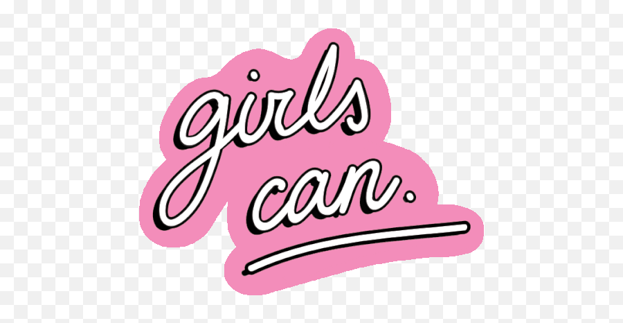 Girls Can Women Gif - Feminist Girls Can Png,Girl Power Icon